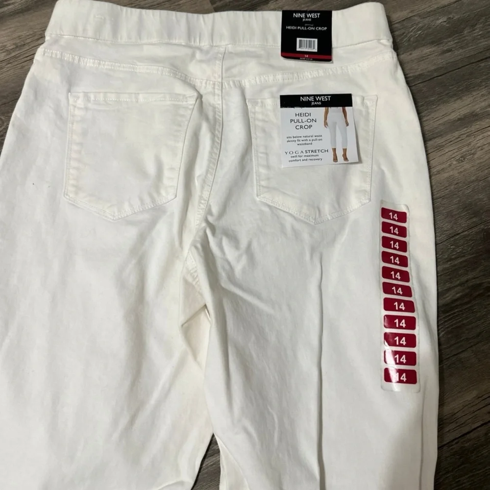 Nine West Jeans Heidi Pull On Crop size 14 - Picture 8 of 10